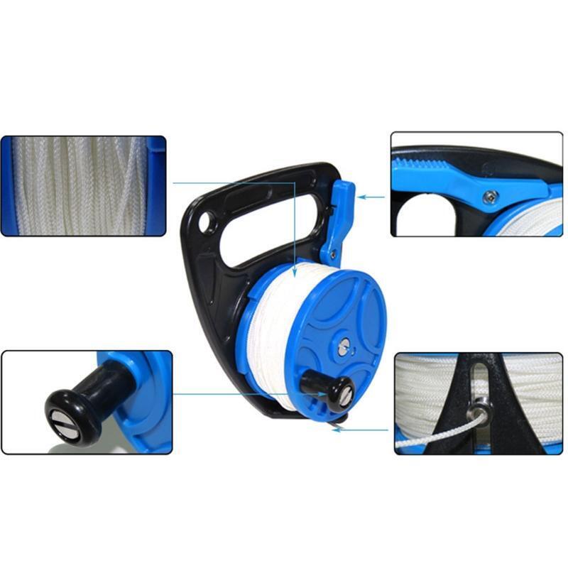 Wire Retractable Reel With Handle Can Be Immersed In Underwater Sports Equipment