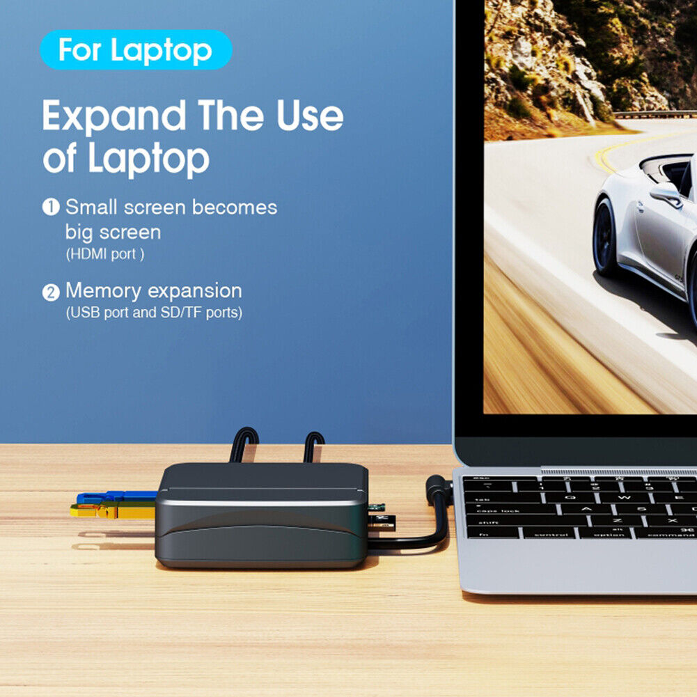 Portable Game Console Docking Station for NS with HDMI-Compatible Adapter