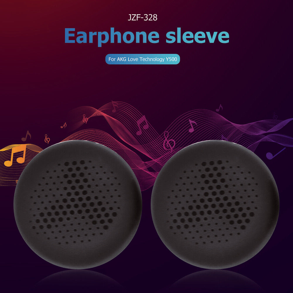1Pair Protein Leather Replacement Ear Pads Cushions for AKG Y500 Headphones