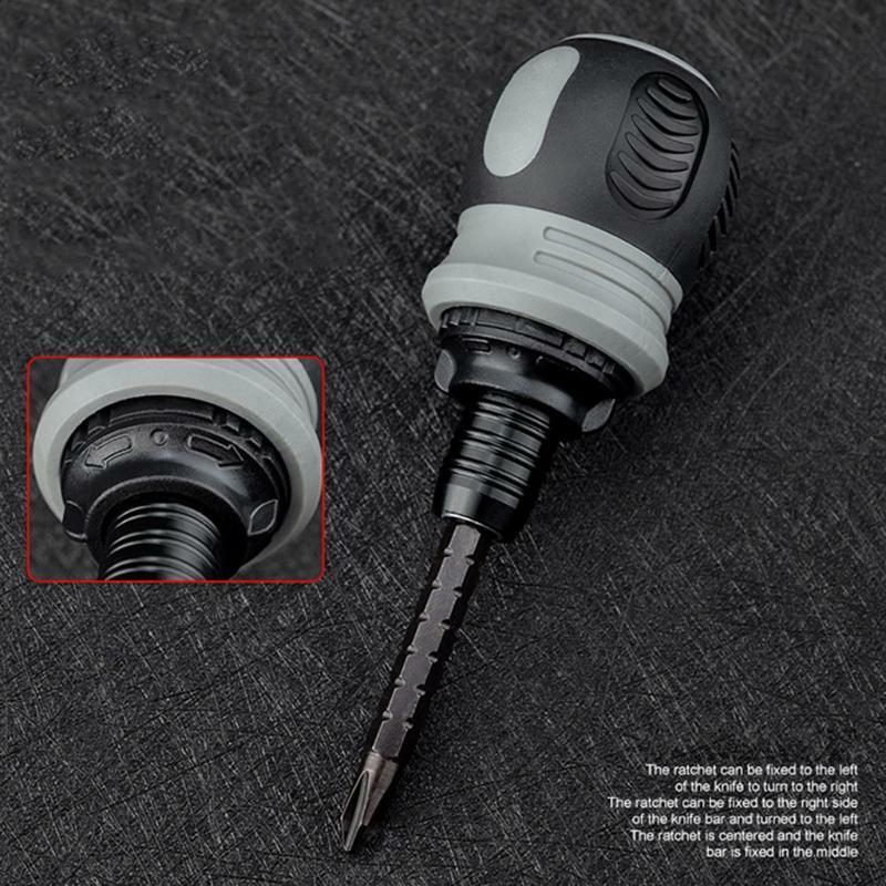 Screwdriver Adjustable Length Slotted and Phillips Magnetic Tip