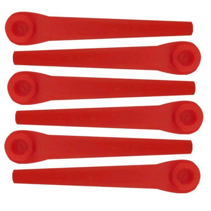 100Pcs Plastic Grass Trimmer Blades Replacement Lawn Mower Blade Garden Tool