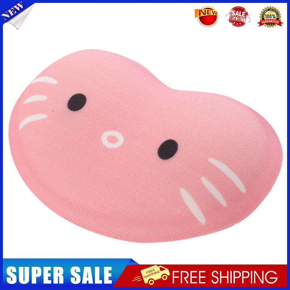 Cartoon Cat Silicone Wrist Rest Mouse Pad Desktop PC Hand Support Cushion