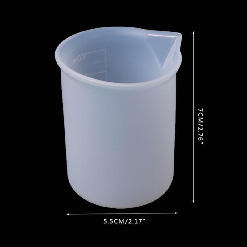 Flexible Silicone Measuring Cups for Mixing DIY Jewelry Making Distribution Tool