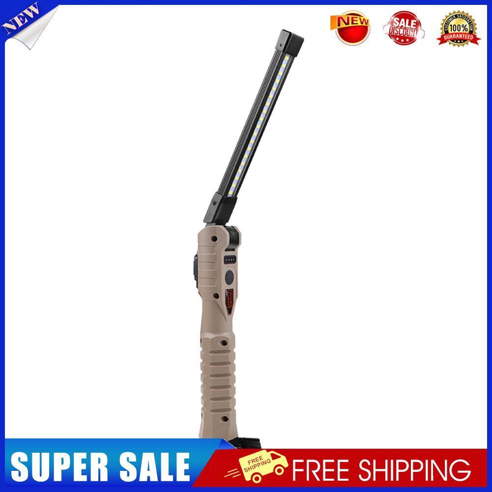 Portable LED Work Light Flashlight USB Magnet Handheld Folding Night Lamp