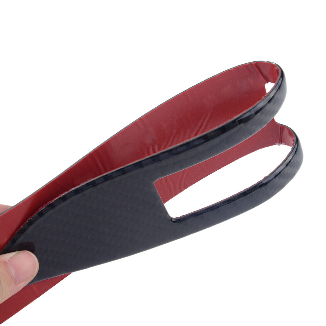 Carbon Fiber Style Center Console Panel Cover Trim fit for Ford Mustang Li
