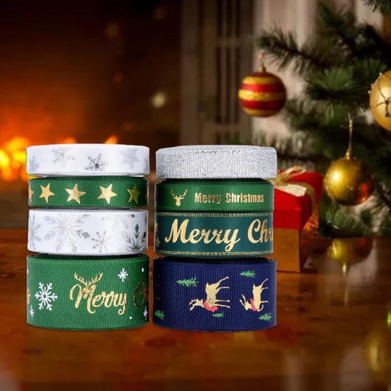 Printed Grosgrain Ribbon for Gift Wrapping Wedding Decoration Hair Bows DIY