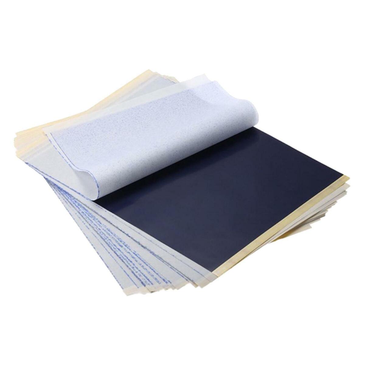 100 Pieces  Transfer Paper A4 Paper Size DIY Tracing 4 Layers Colorfast