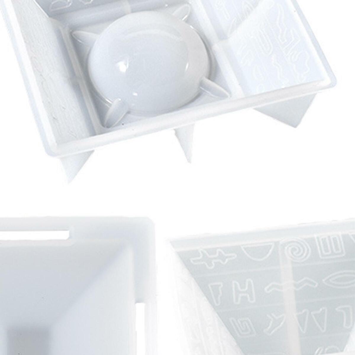 3x Ashtray Mold Tear Resistant for Jewelry Making Home Decor Craft Office