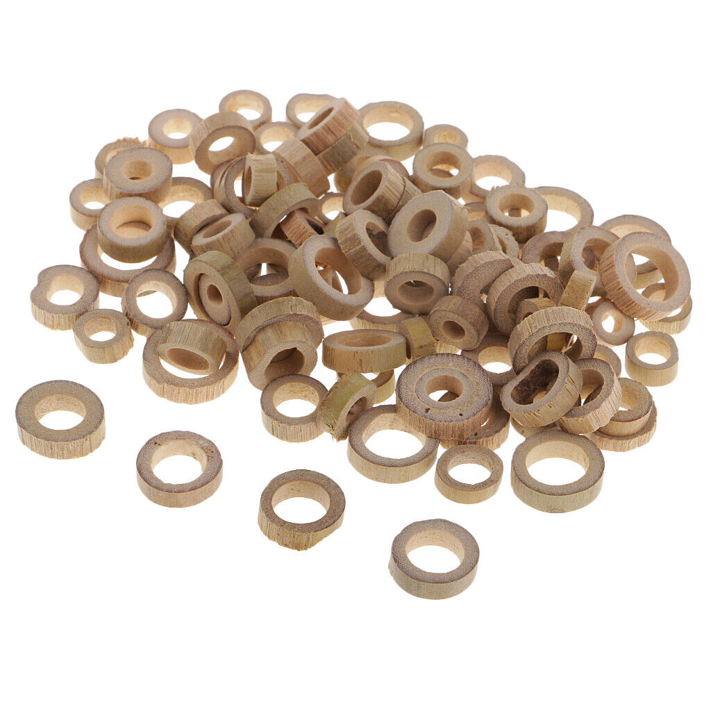 100 Pieces  Log  Slices Rings for Rustic Wedding  Decorations