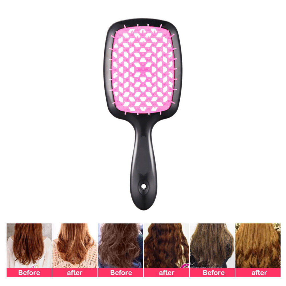 Women Wet Curly Hair Scalp Massage Comb Hairbrush Hairdressing Styling Tool