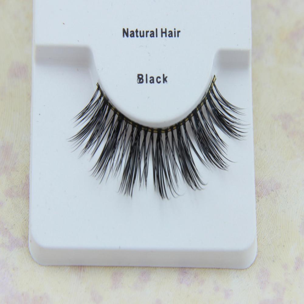 Natural Thick Long Real Eye Lashes Mink hair Black False Eyelashes
