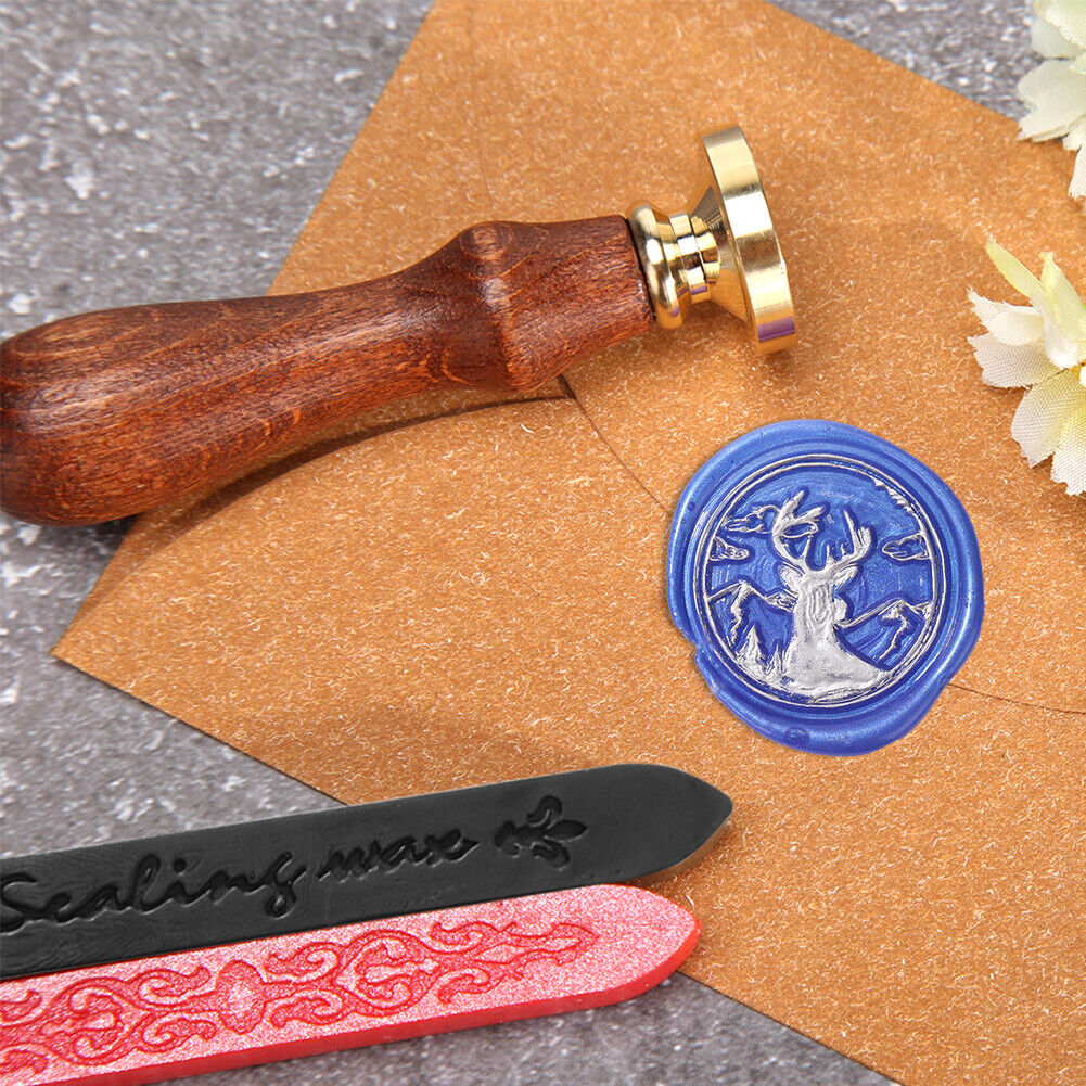 Fire Paint Wax Seal Head Animal Stamp Signature Envelope Decor (DW04)