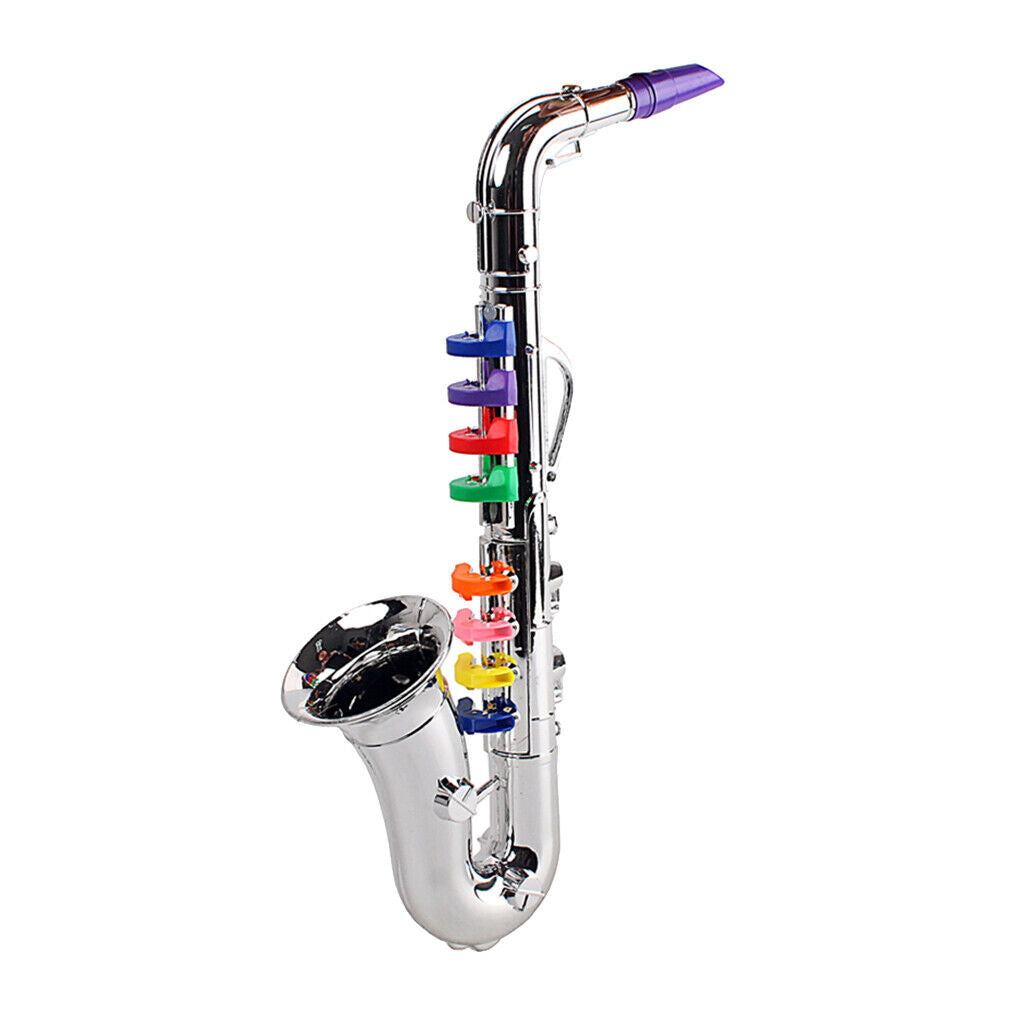 Musical Wind Instrument  Saxophone Sax With Colored , for