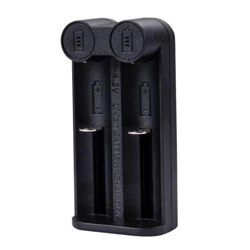 Li-ion Rechargeable Battery Charger for 18650 16340 26650 Dual Slots Charger