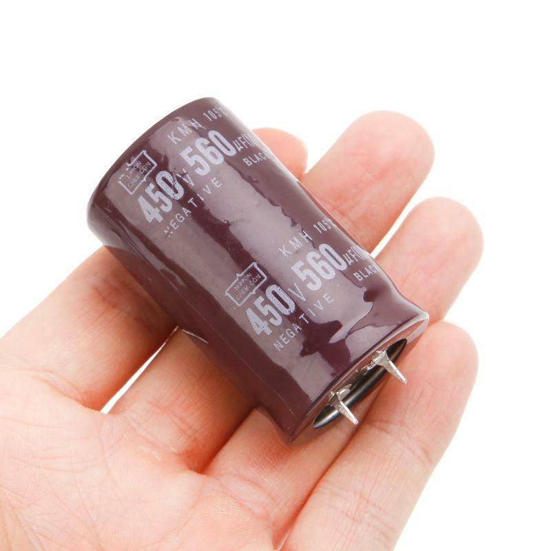 Electric Welder 450V 560uF Aluminum Electrolytic Capacitor Volume 35x50 Hard