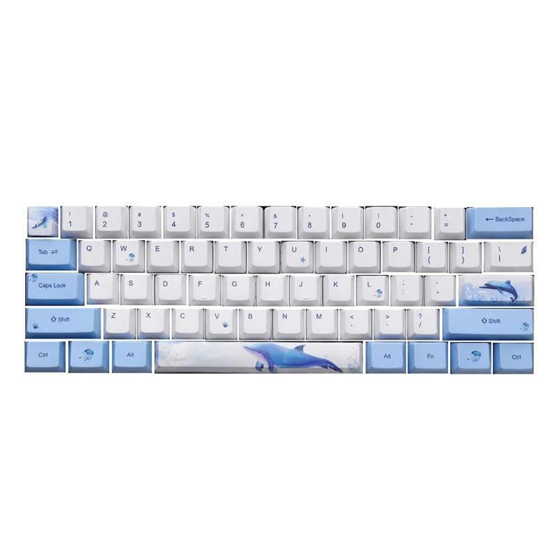 Mechanical Keyboard OEM Profile DYE-SUB Keycap For GH60 GK64 72 Keys PBT Keycaps