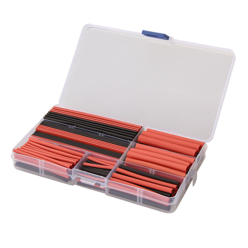 150Pcs Polyolefin Halogen Tubing Tube Sleeving Wire Cable-60314
