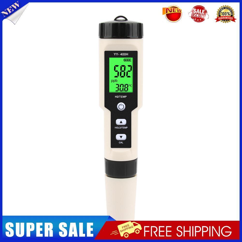 2 in 1 Waterproof Water Quality Monitor Tester Hydrogen Rich Water Detector