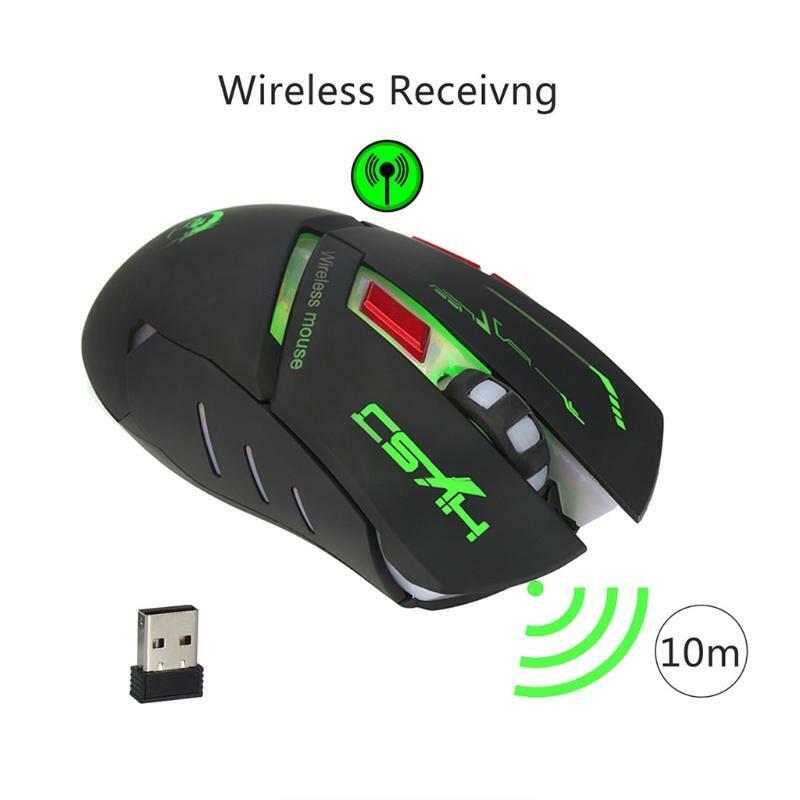 Gaming Mouse Adjustable RGB Light Sensitive Electronics Accessories for Windows
