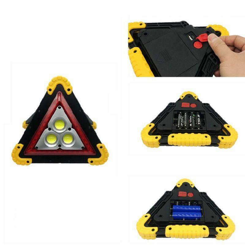 Car Warning Light Triangle Bright Taillight Waterproof Sign Lamp  for Outdoor