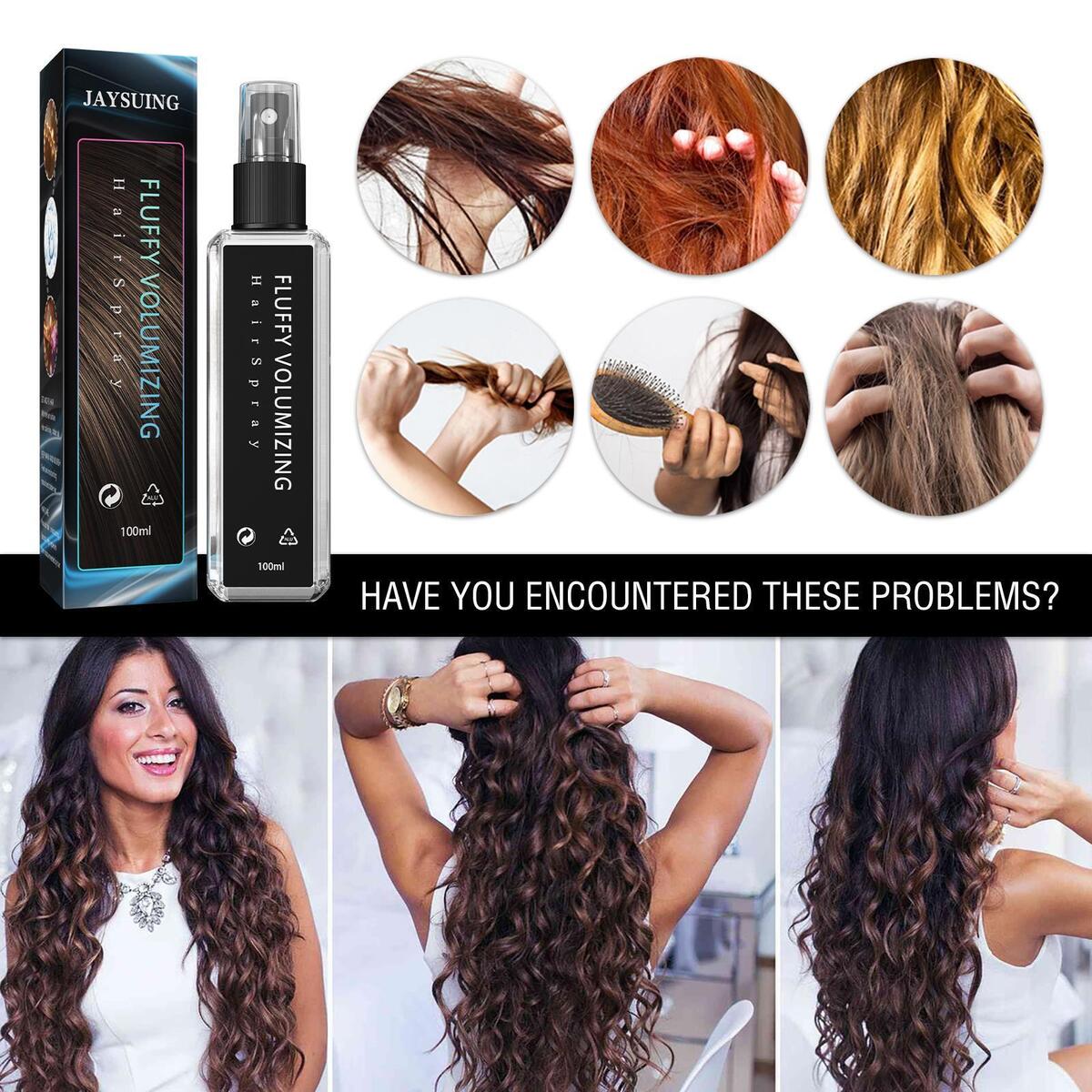Volumizing Hair Spray 100ml Long Lasting Bright for Men Women Beauty