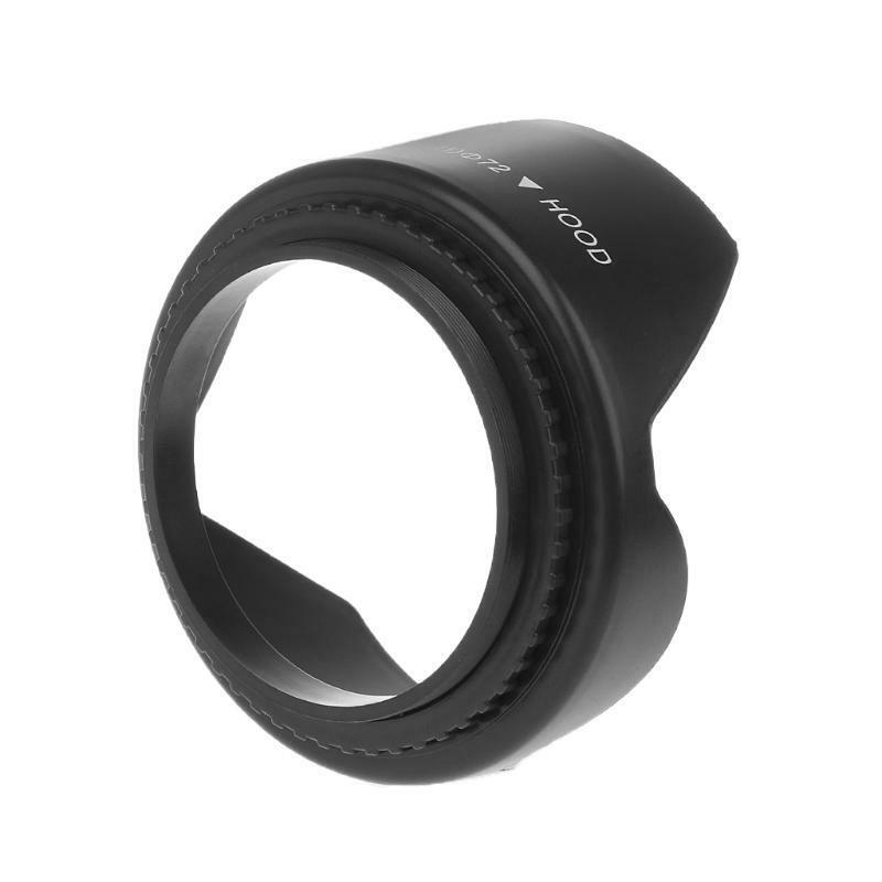 72mm Screwed Flower Petal Sunshade Lens Hood For Nikon Sony DSLR Camera