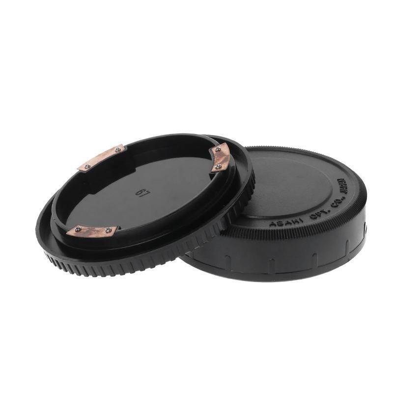 Rear Lens Body Cap Camera Cover Anti-dust Protection Plastic Black for PK67 Cam