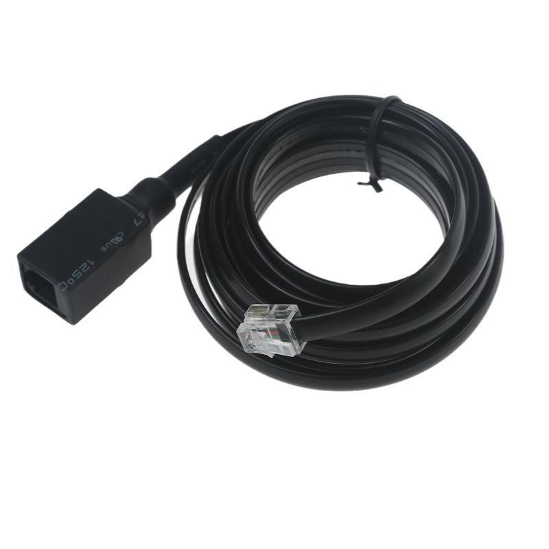 Mic Extension Cable 6 Pin 3 meters Black Cord for FTM-100DR FTM-400DR FTM-400XDR