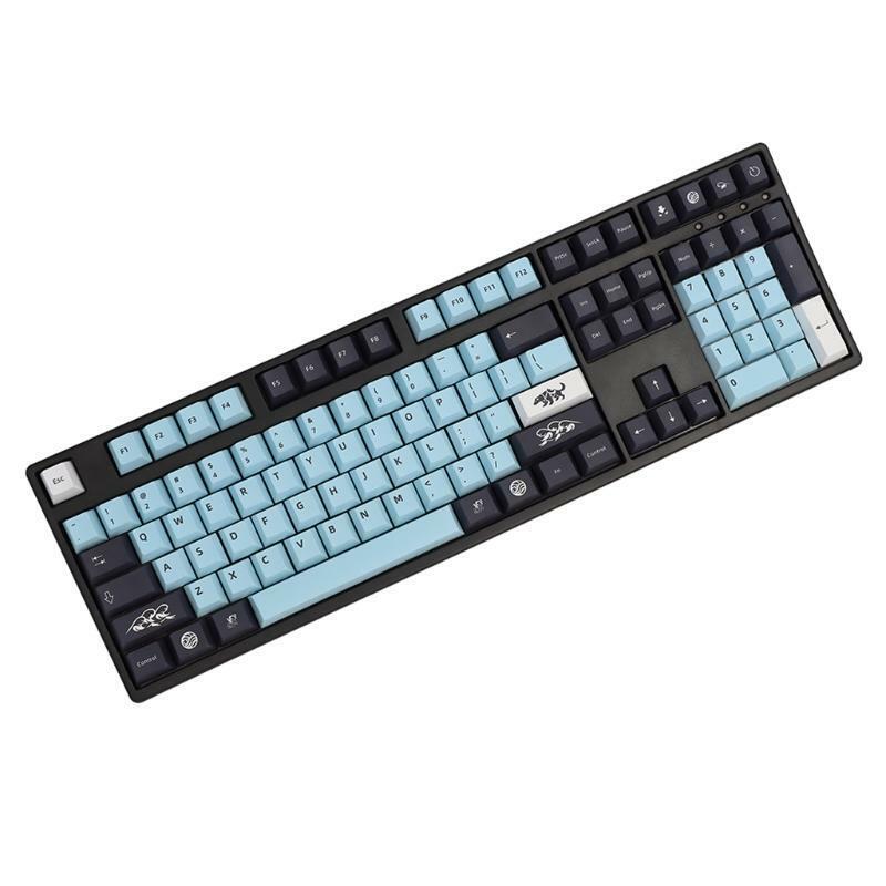132 Keys PBT Dye Sublimation Keycaps for Mechanical Gaming Keyboard MX Switches