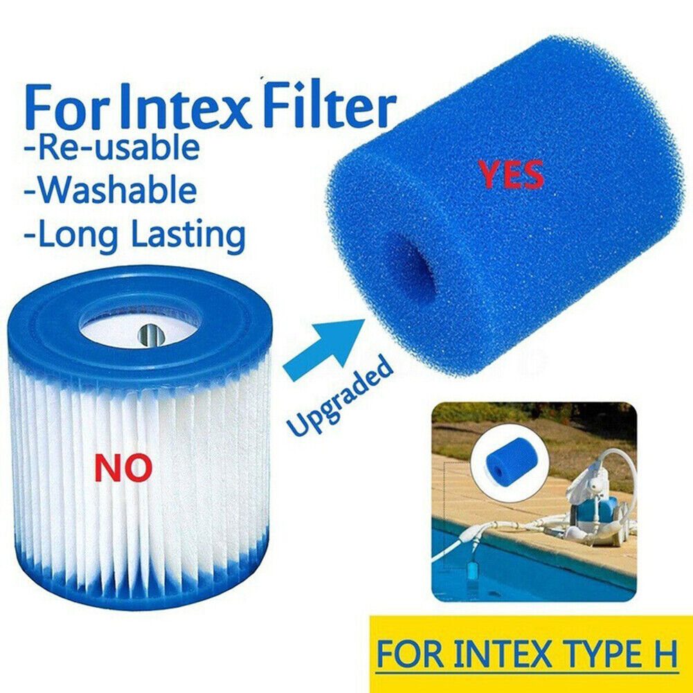 Reusable Swimming Pool Filter Foam Cleaning Washable Pool Sponge Column