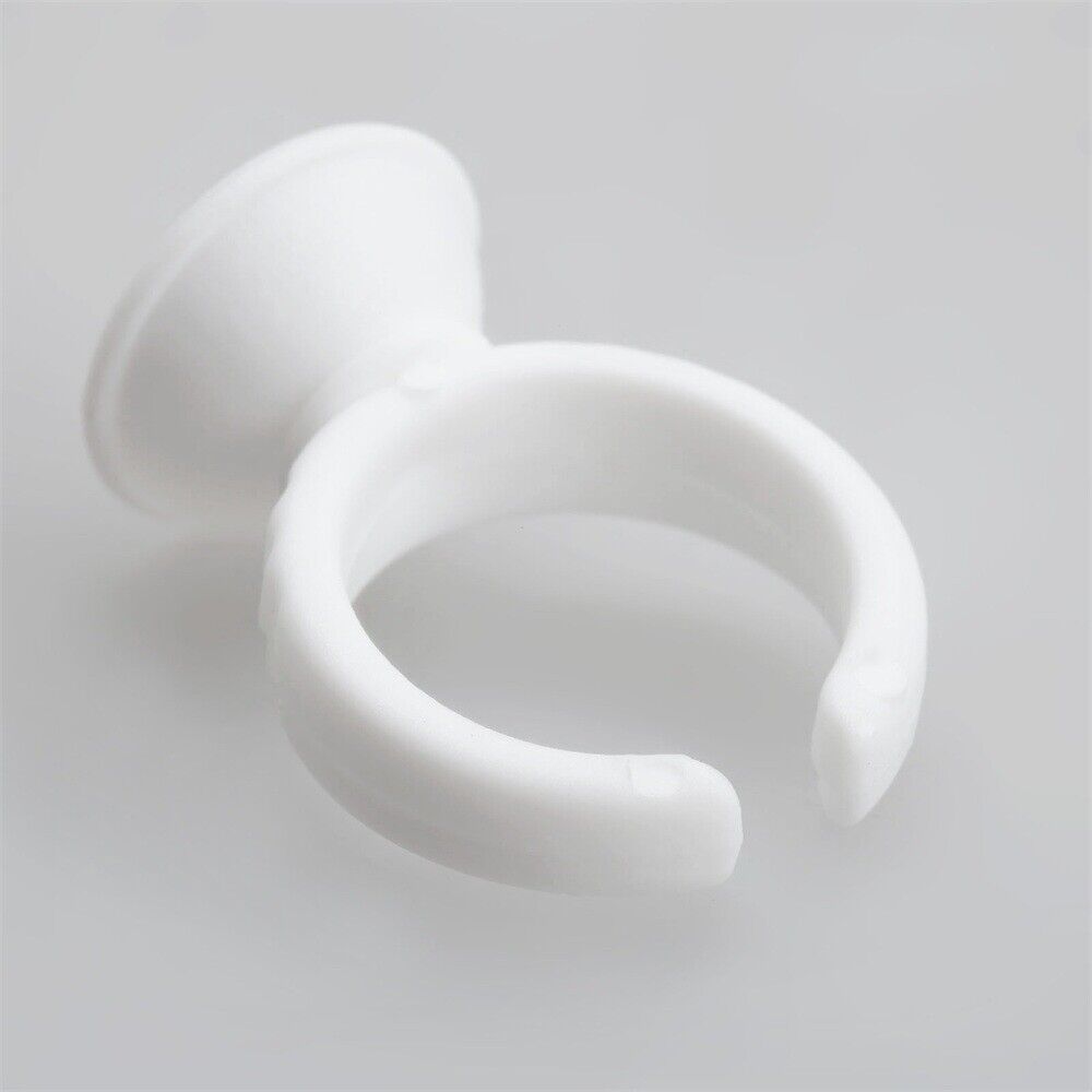 Body Tattoo Ink Holder Cups 50pcs/Bag White Plastic Disposable Permanent Makup