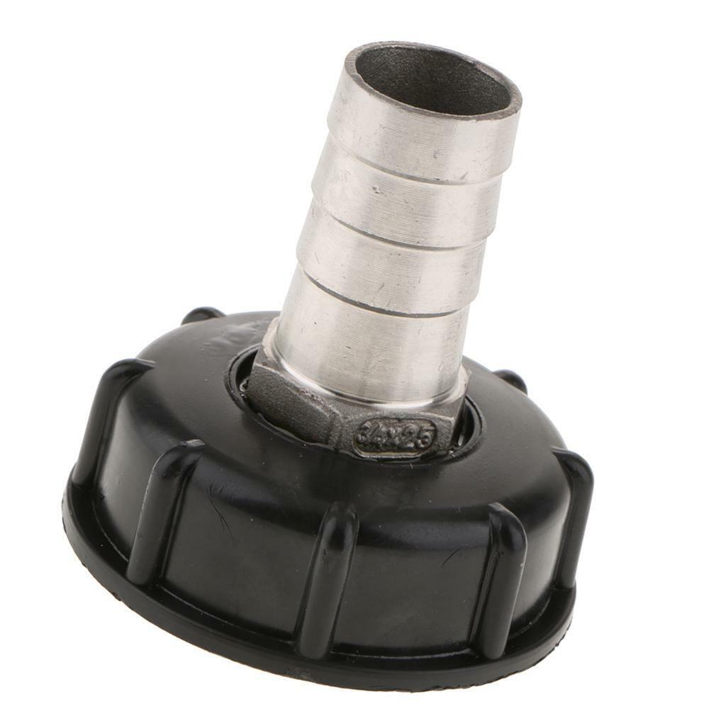 1000L IBC Water Tank Garden Hose Adapter Fitting Tools Connector 60 to 25mm