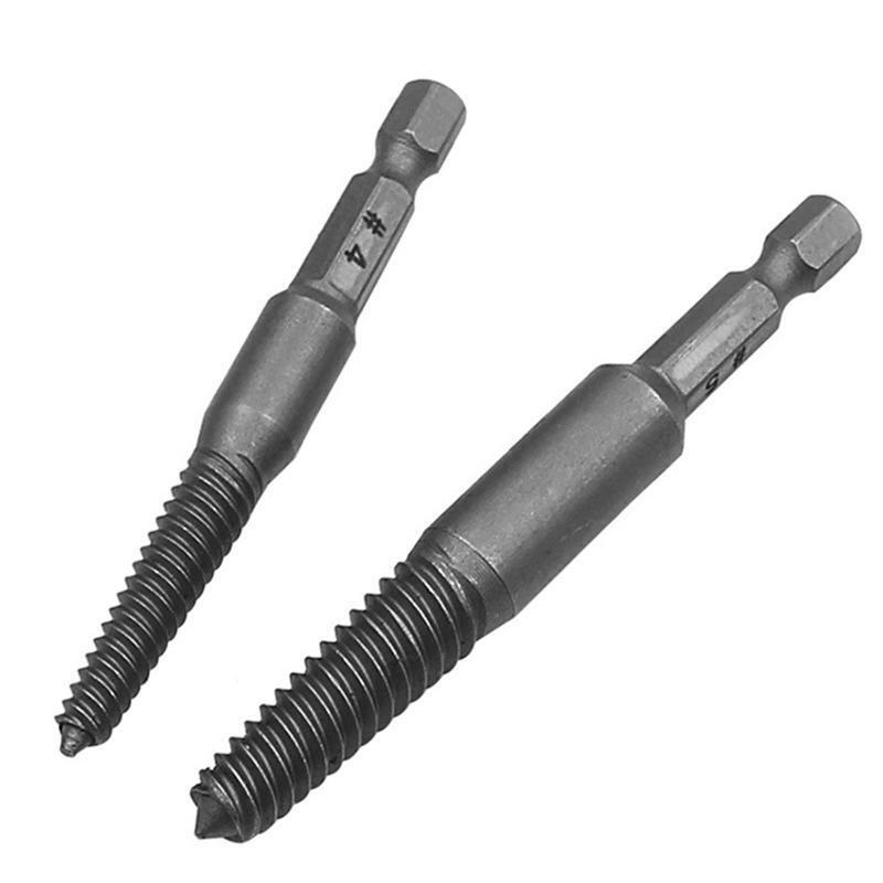 5 Pieces Hex Shank Broken Screwdriver Extractor Set for Removing Stripped Screws