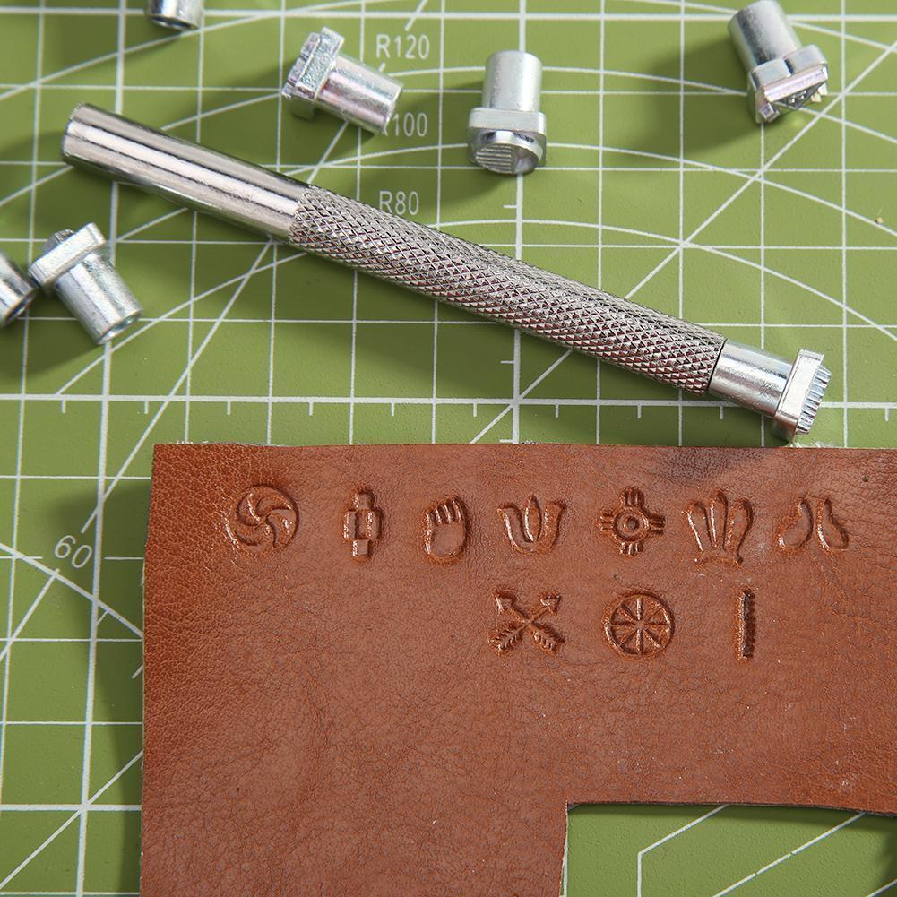 Craftool Carbon Steel Symbol Stamp Set 49 Stamps for Leather Marking