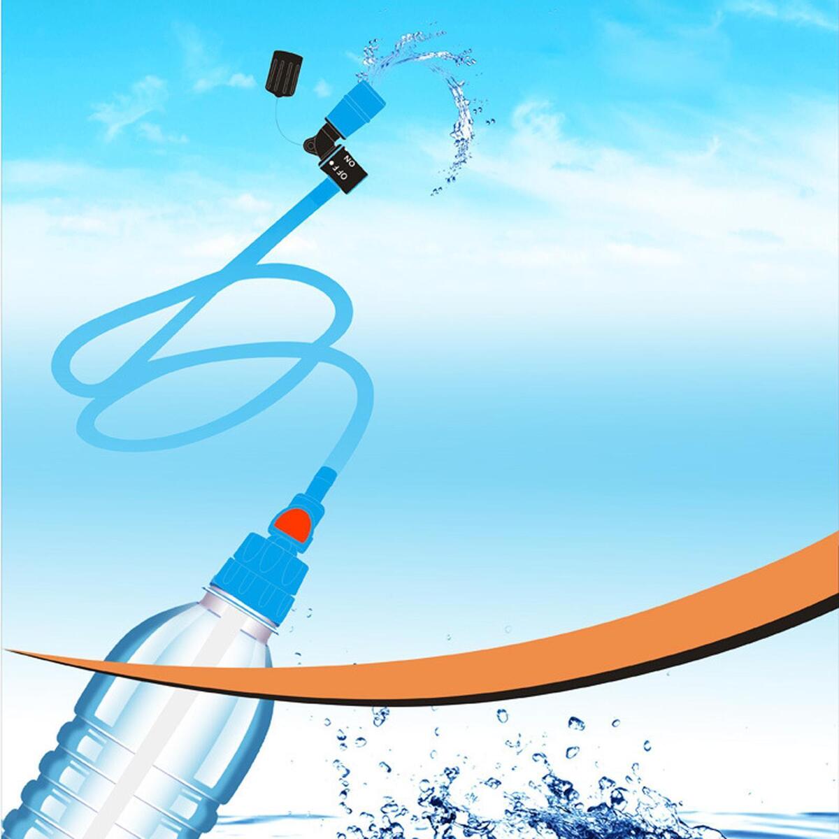 Water Bottle with Storage Case Hose Kit Hose for Boating Water Bladder