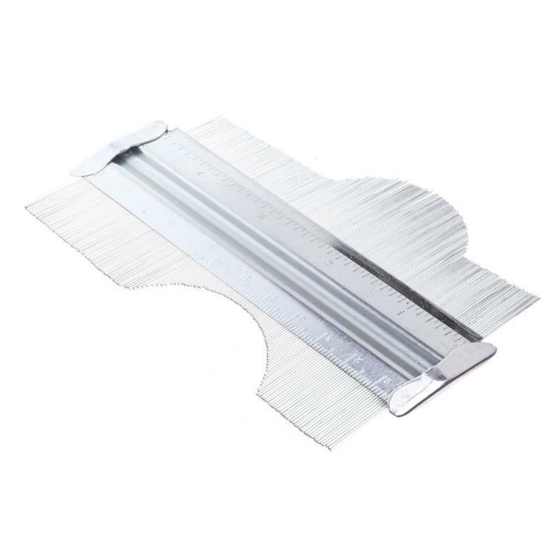125mm/5" Profile Contour Gauge Metal Deep Decorating Tiling Template Tiles Tool