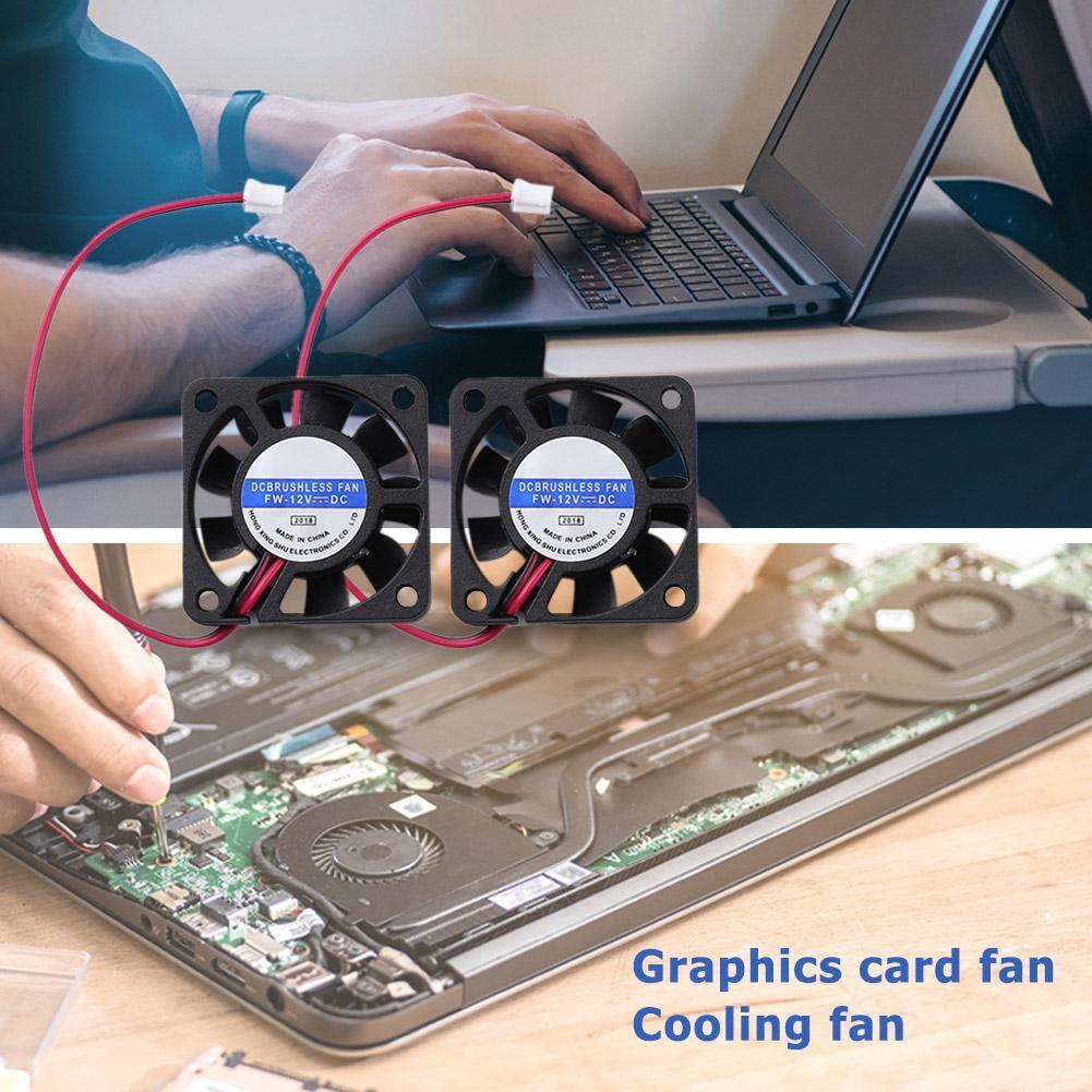 4010/2p 4cm Mini DC Brushless Chassis Graphics Card CPU Cooling Fan  2pcs