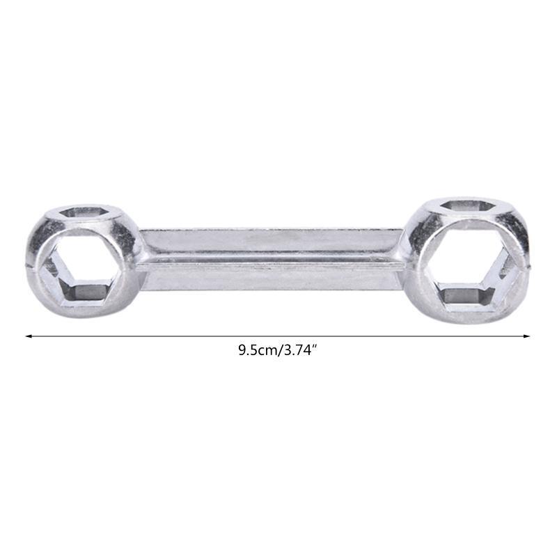 9.3 cm Universal Multi-purpose Wrench Aluminum Alloy for Home and Car Repair