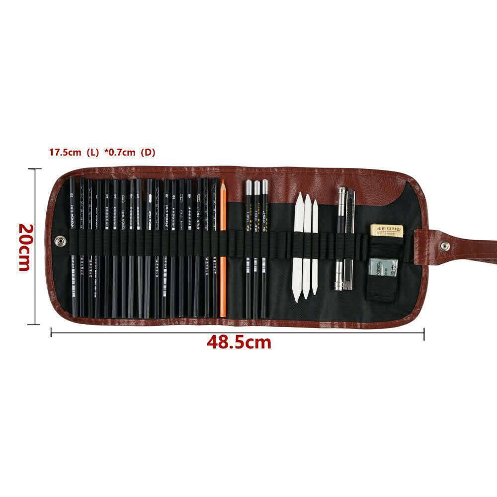 Charcoal Extender Artist Art Painting Supplies Sketch Drawing Pencils Set Kit