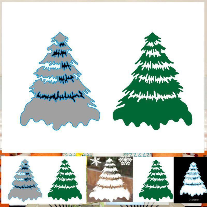 Xmas Tree Metal Cutting Dies Stencil DIY Scrapbooking Album Stamp Paper Card