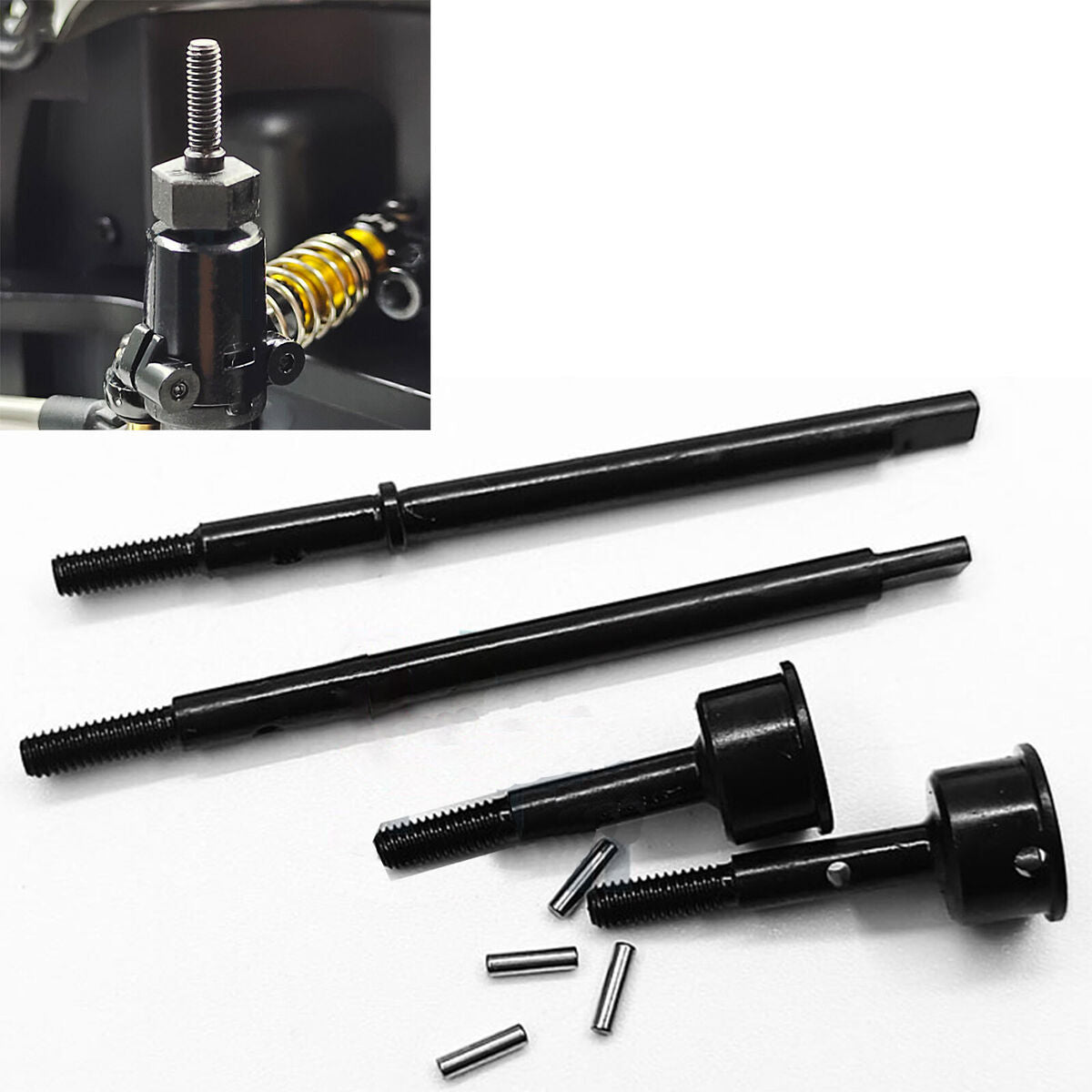 For FMS Series 1:18 RC Car Rear Straight Shaft Steering Cup Metal Modified A2UK