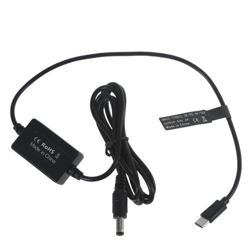 USB Type C 9V 12V 15V PD to 8.4V 5.5x2.1mm Power Supply Cable