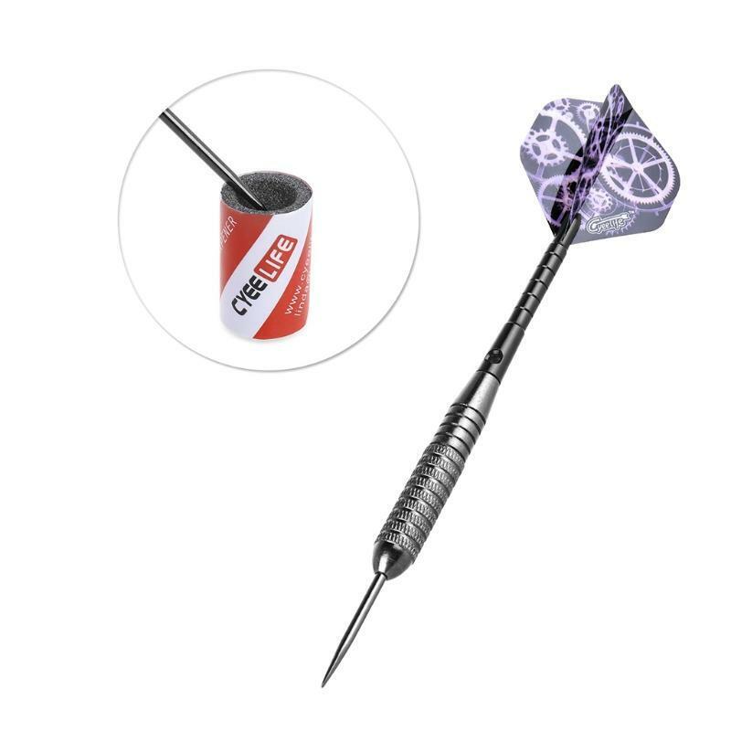 12pcs Steel Tip Darts set 22g Professional Hard Dart Steel Barrel Shafts Flights
