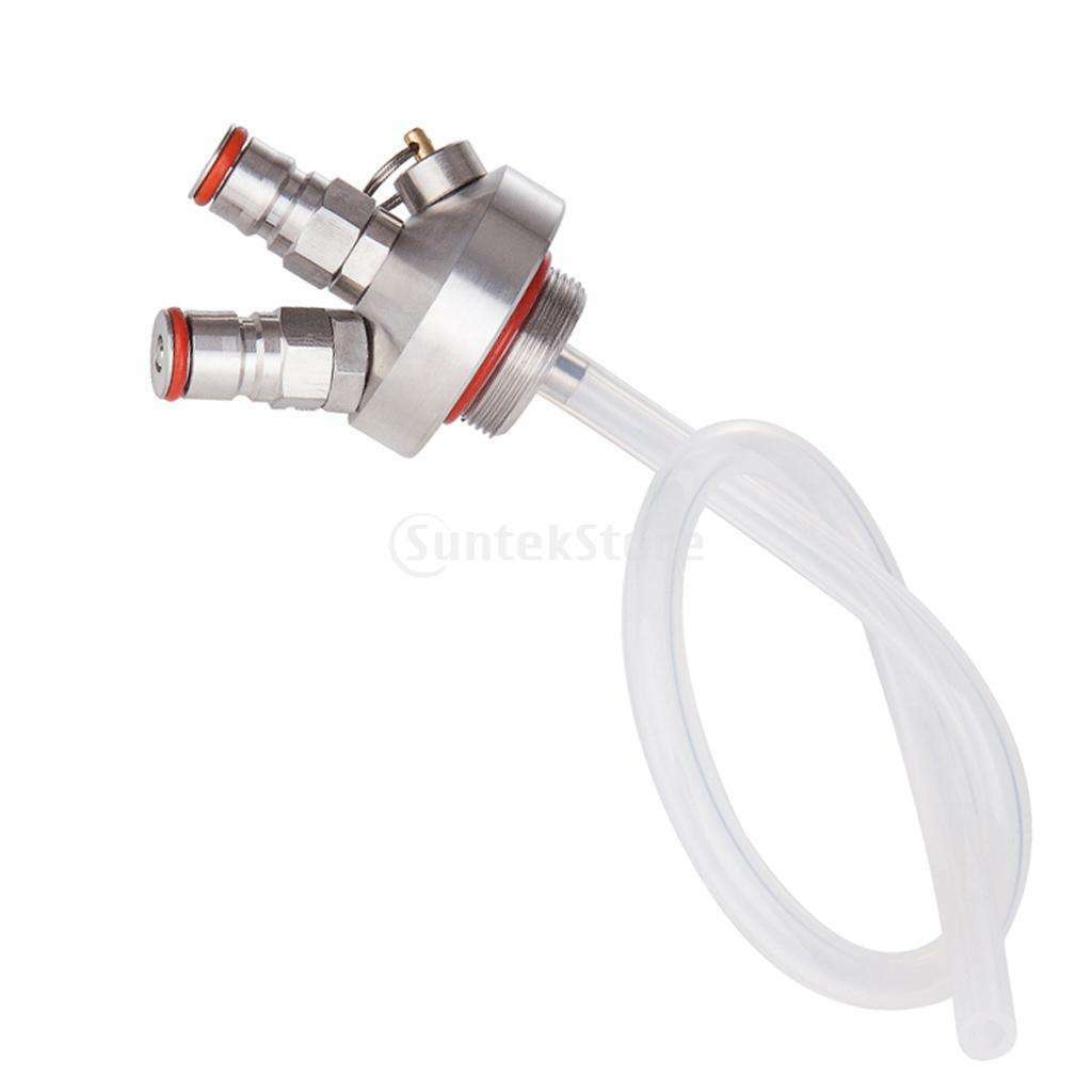 Mini Keg Beer Dispenser, Stainless Steel Mini Keg Beer Growler Spear Tap