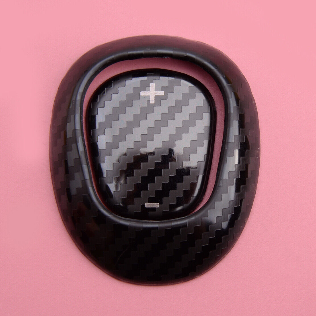 Gear Shift Knob Cover Trim Fit For Chevrolet Malibu 2016-2020 Carbon Fiber Look