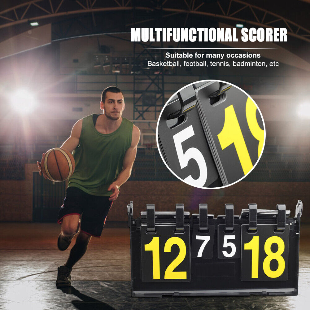 4-Digit Score Board Basketball Football Volleyball Table Tennis Scoreboard