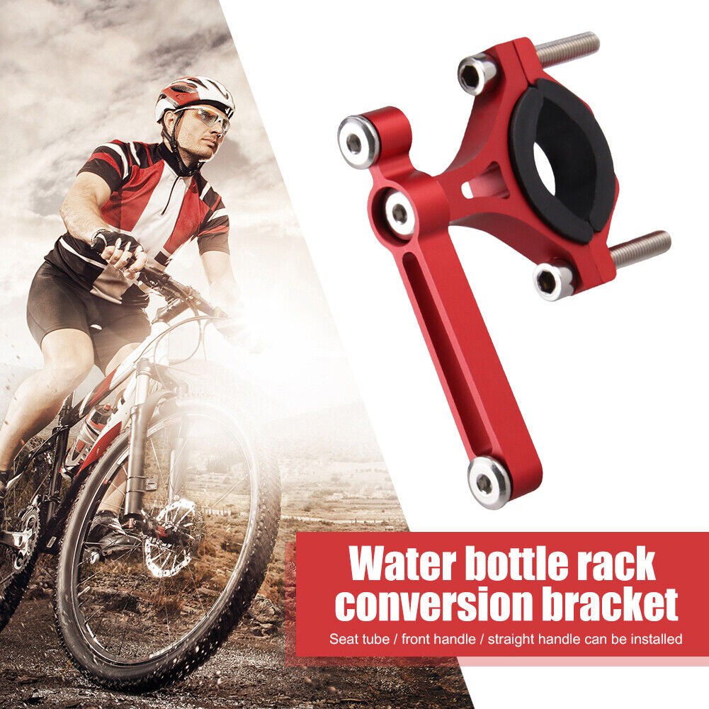 Bicycle Bottle Cage Adapter Water Cup Holder MTB Road Bike Parts (Red)