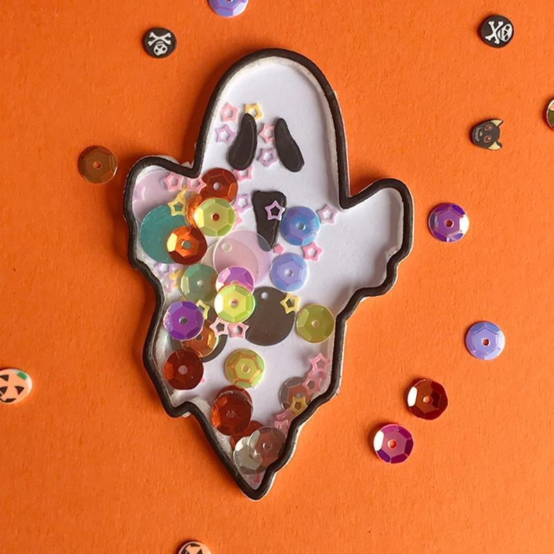 Halloween Ghost Spider Web Cutting Dies DIY Stamps Scrapbooking Photo Album