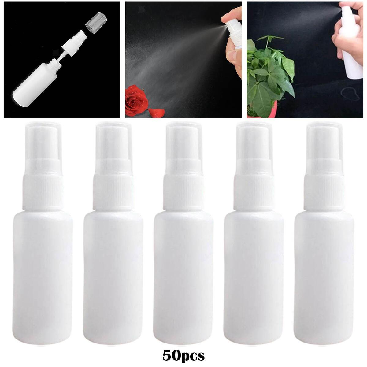 50Pcs Empty Spray Bottles 30ml Travel Perfumes  Oils  Mist