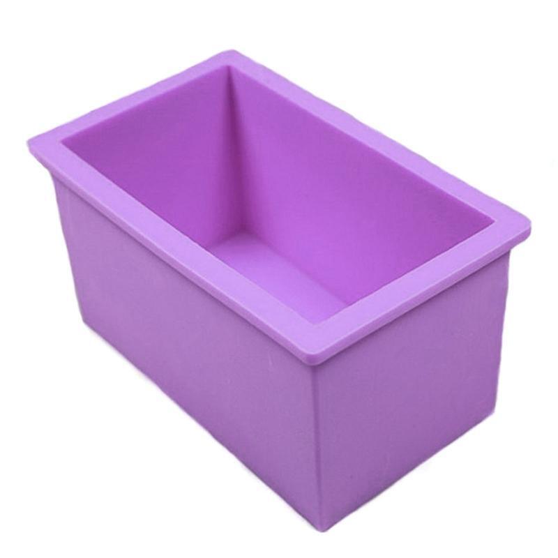 Flexible Rectangular Soap Silicone Mold for DIY Craft Soap Mold Making Supply